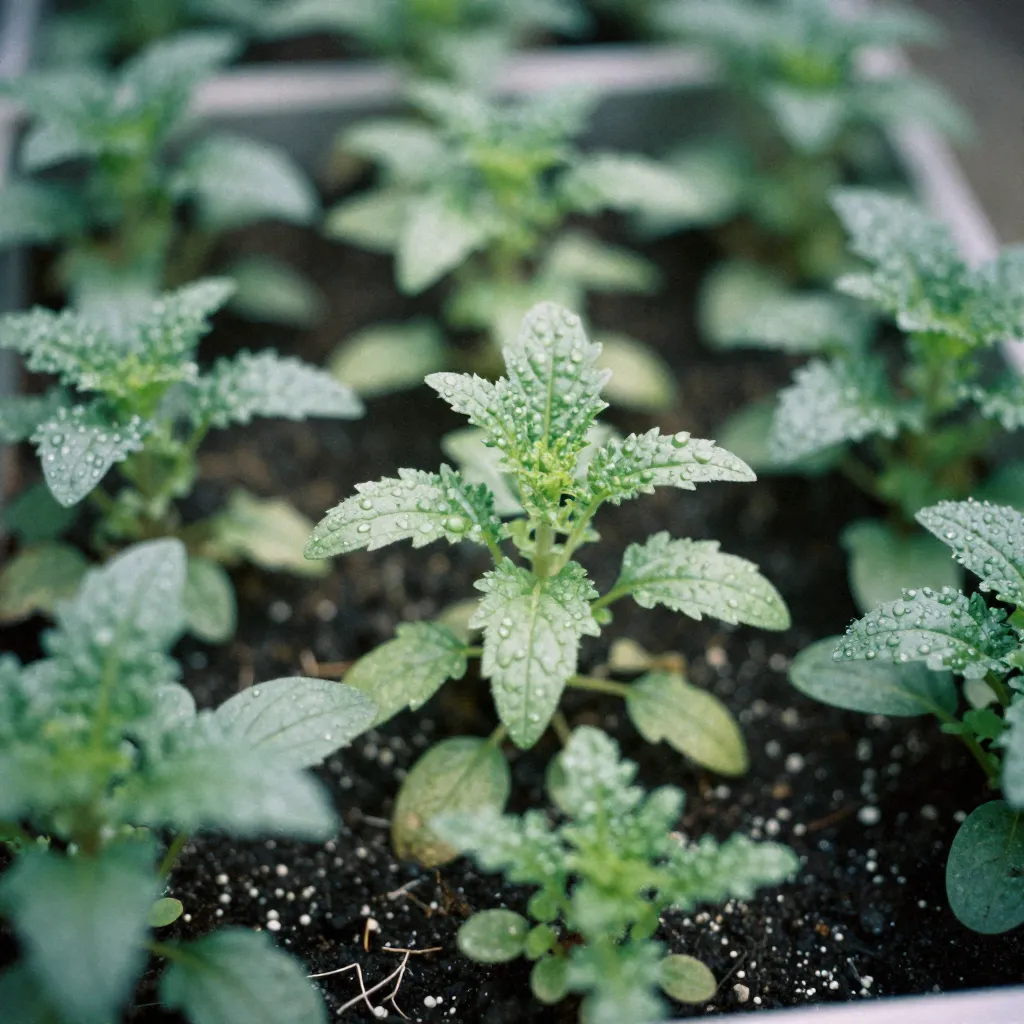 Stylish herb garden arrangement